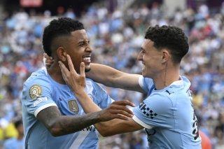 Manchester City a largement dominé la Juve à Orlando KEYSTONE/AP/Phelan Ebenhack